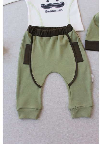 Erkek Bebek Çocuk Takımı 3'lü - %100 Pamuklu & Şapkalı Bebek Takımı modelleri