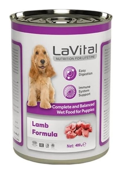 Lavital Kuzulu Yavru Köpek Konservesi 400 Gr