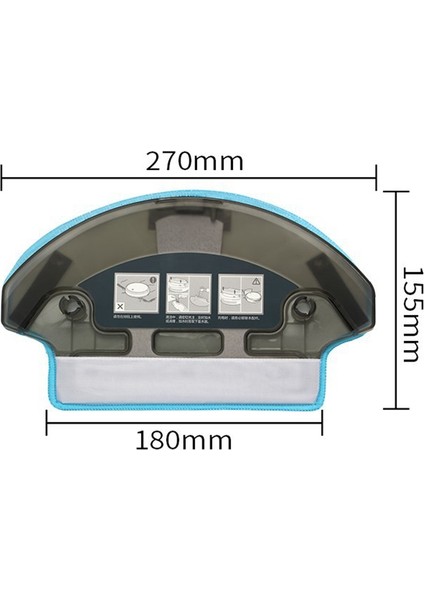 Ecovacs Deebot DT85G DT85 DT83 DM81 Robot Süpürge Parçaları Için (Yurt Dışından)