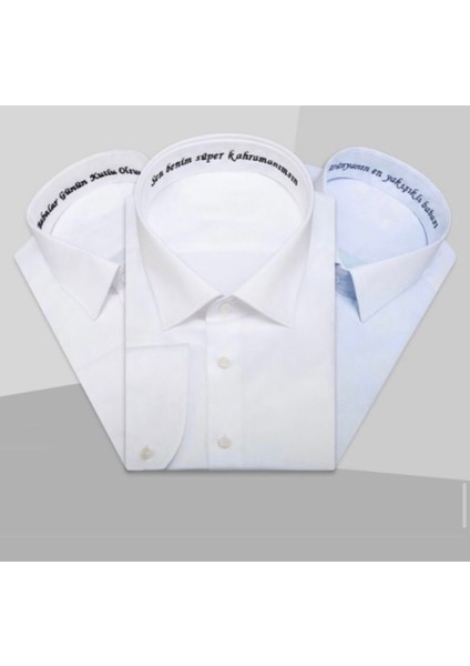 Kişiye Özel Dikim Ömür Boyu Yakandayım Babalara+Sevgililere Özel Günler Için Isimli Erkek Gömlek indirimleri