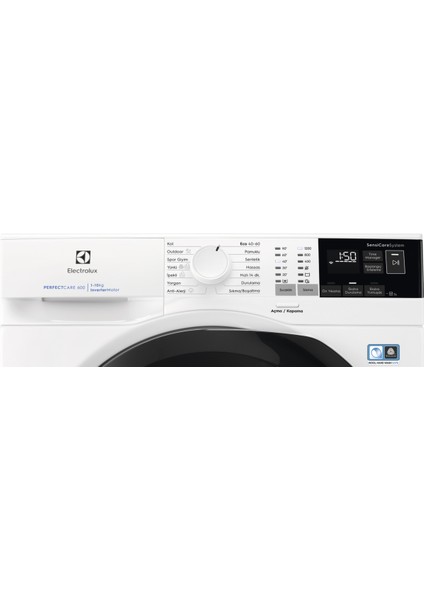 EW6FN421BT C Enerji Sınıfı 10KG 1200 Devir Çamaşır Makinesi Beyaz