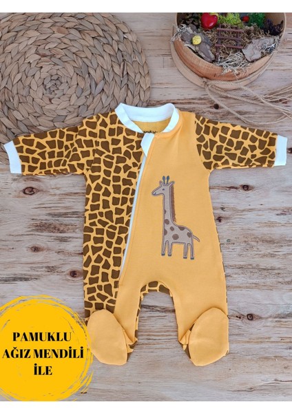 Zuff Kız / Erkek Bebek Tulum Sarı