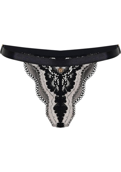 Sensure Siyah Dantelli Brazilian