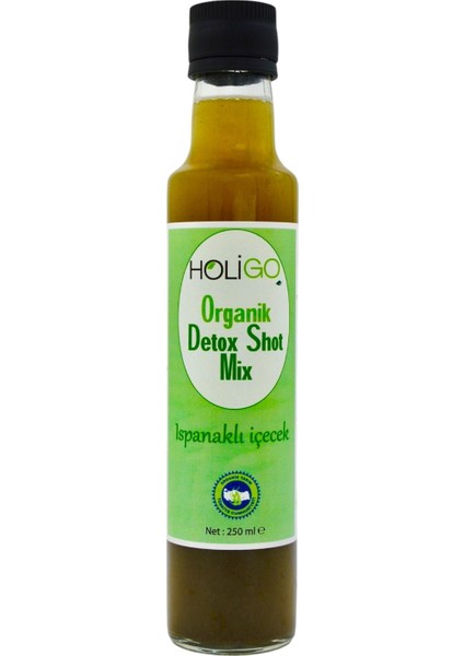 Organik Detox Shot Mix (Ispanaklı Içecek) 250ML