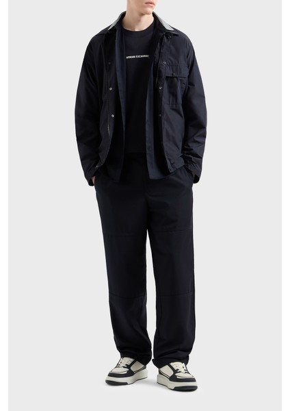 Ön ve Arka Logo Baskılı Pamuklu Regular Fit T Shirt Erkek T Shirt XM000588 AF12308 UB101 modelleri