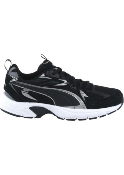 Milenio Tech Suede 393489-01 Unisex Siyah Günlük Sneaker Ayakkabı