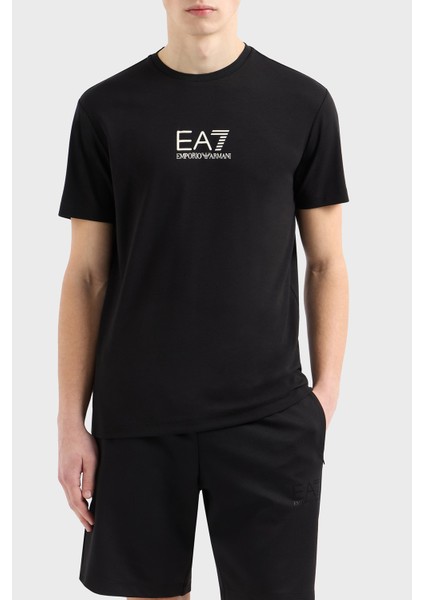 Logolu Slim Fit Bisiklet Yaka T Shirt Erkek T Shirt 7M000301 AF13739 UC001