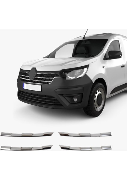 Renault Express Uyumlu 2021 ve Üzeri Krom Ön Panjur 4 Parça Paslanmaz Çelik fiyatları