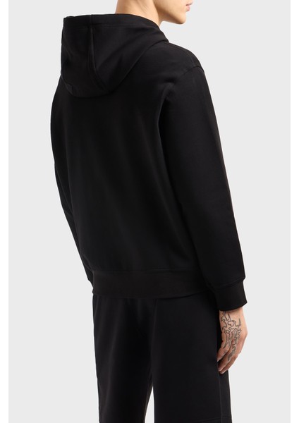 Logolu Pamuklu Regular Fit Kapüşonlu Sweat Erkek Sweat Xm000371 Af10818 Uc001