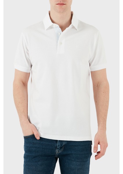 Pamuk Regular Fit Düğmeli Polo Yaka T Shirt Erkek Polo Yaka T Shirt MRMD0005 AC274 W0800
