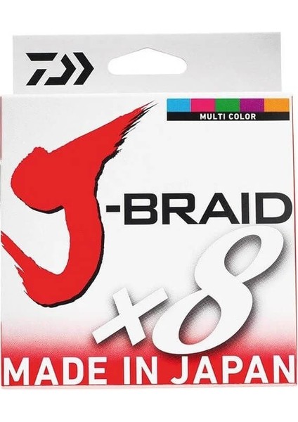 Jbraid 8b Multicolor 150 mt Ip Misina 0.18 mm