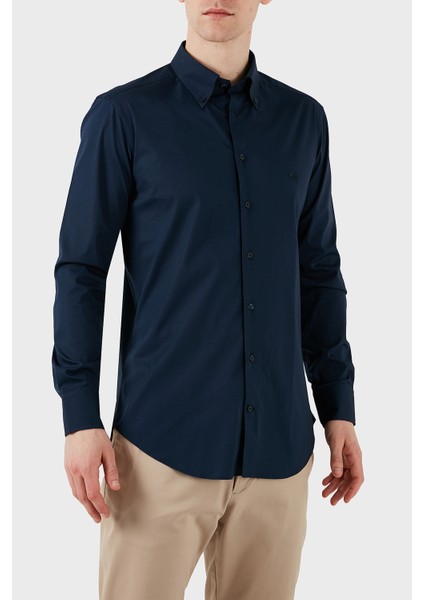 Pamuklu Regular Fit Düğmeli Yaka Gömlek Erkek Gömlek MRIB0006 AV607 B0339 modelleri
