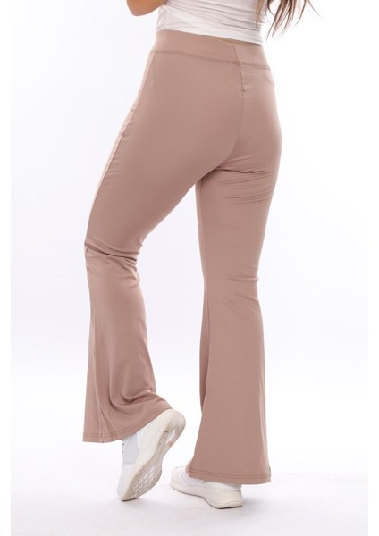 Vizon Toparlayıcı Yüksek Bel Ispanyol Paça Tayt modelleri