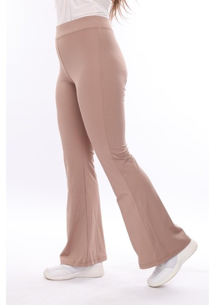 Vizon Toparlayıcı Yüksek Bel Ispanyol Paça Tayt fırsatları