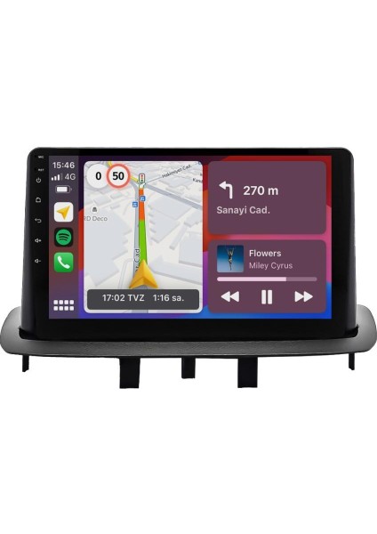 Renault Fluence Android Multimedya Sistemi (2010-2015) For-X 6/128 modelleri
