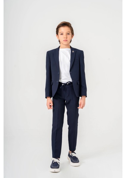 Tişörtlü Ceketli Takım Elbise 4025