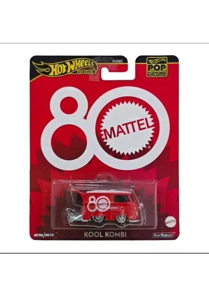 Hot Wheels Premium Pop Culture Volkswagen Kool Kombi (Mattel 80TH Anniversary)