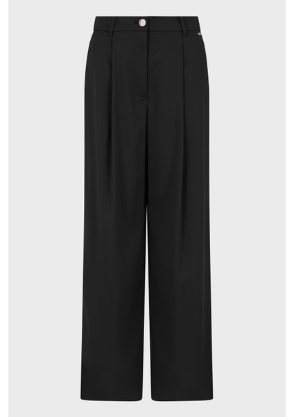 Wide Leg Normal Bel Bol Paça Klasik Pantolon Bayan Pantolon XW000437 AF12749 UC001 fırsatları