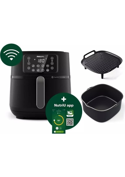 Phılıps HD9285/96 Airfryer 7.2 Litre Fritöz - Siyah