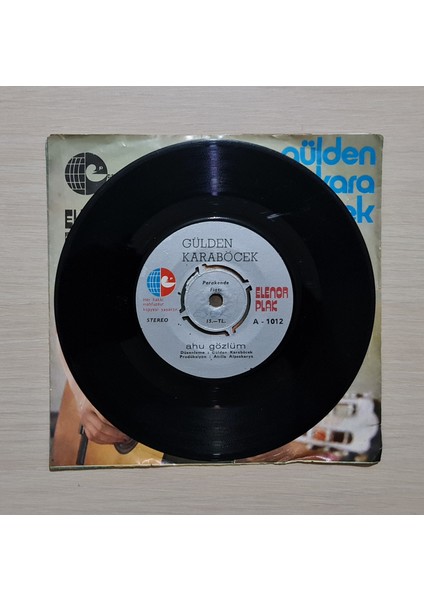 -Ahu Gözlüm - Artık Sorma Beni - 1974 - Dönem Baskı Plak - 45LIK - Kırkbeşlik modelleri