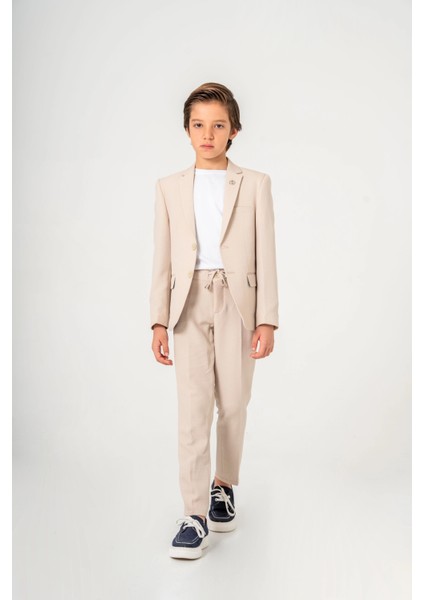 Tişörtlü Ceketli Takım Elbise 4026