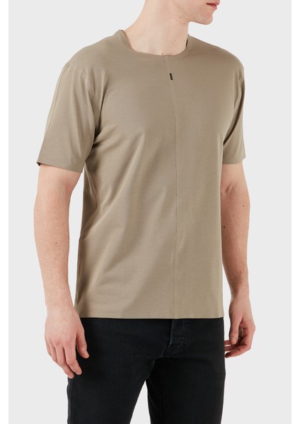 Streç Pamuklu Regular Fit Bisiklet Yaka T Shirt Erkek T Shirt 50533301 334 indirimleri