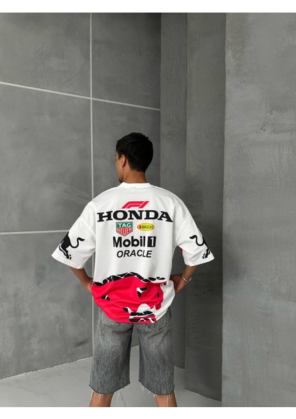 Redbull Baskılı Oversize T-Shirt fiyatları