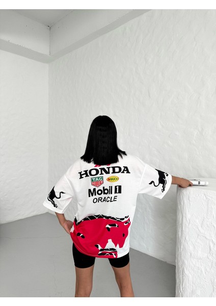 Redbull Baskılı Oversize T-Shirt fırsatları