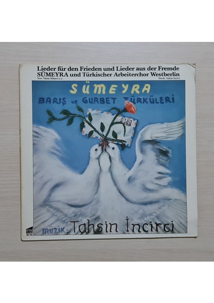 - Barış ve Gurbet Türküleri - 1979 - Dönem Baskı Plak - Longplay - Lp