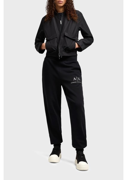 Pamuk Regular Fit Bisiklet Yaka Logolu T Shirt Bayan T Shirt XW000387 AF10354 UC001 modelleri