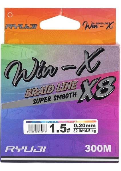 Winx X8 300 mt Multi Color Ip Misina 0.13 mm