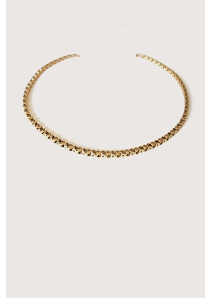 Chain Model Altın Kaplama Kolye