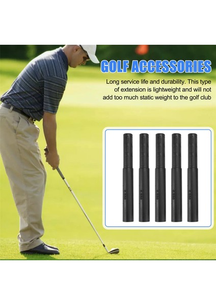 5 Adet Golf Sopası Şaft Uzatma Çubuğu Uzatma Çubukları Golf Şaftları Sürücü Fairway Golf Şaft Uzatma Uzatma 0.550 (Yurt Dışından)