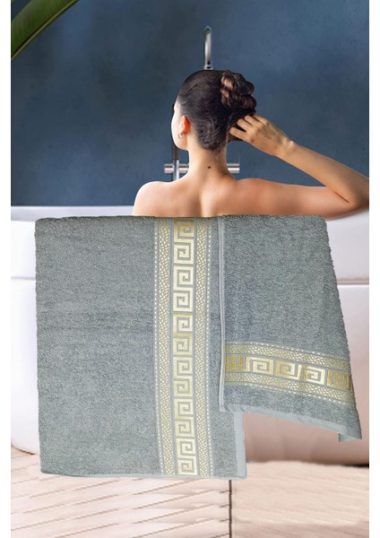 2 Parça Banyo Havlu Seti Helen Pamuklu 70 x 140 cm fiyatları