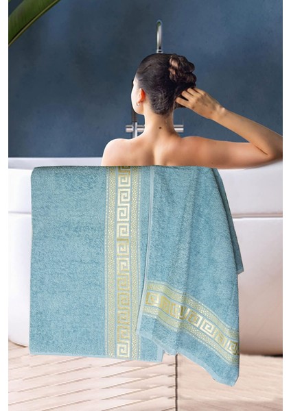 2 Parça Banyo Havlu Seti Helen Pamuklu 70 x 140 cm fiyatları