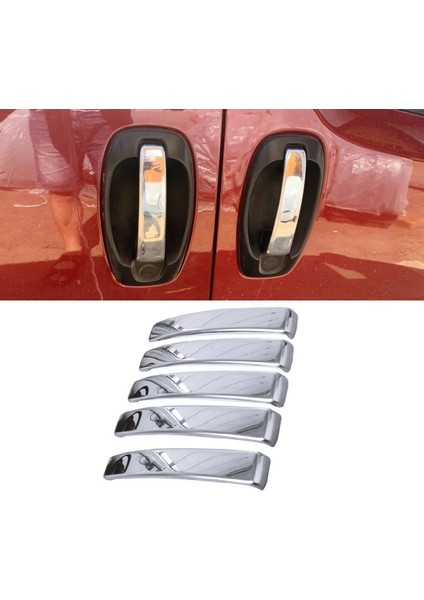 Citroen Nemo Kapı Kolu Krom 5 Kapı 5 Parça P.çelik 2008 ve Üzeri