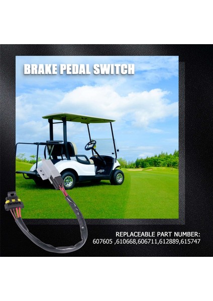 Ezgo Rxv Golf Arabası Için Elektrikli Gaz ve Fren Pedalı Anahtarı 607605 610668 606711 612889 615747 (Yurt Dışından) indirimleri