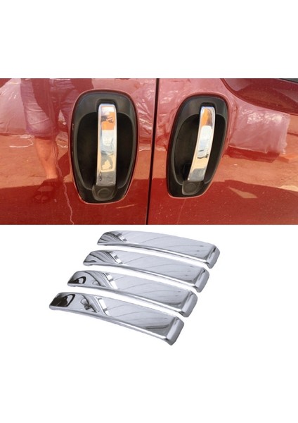 Citroen Nemo Kapı Kolu Krom 4 Kapı 4 Parça P.çelik 2008 ve Üzeri