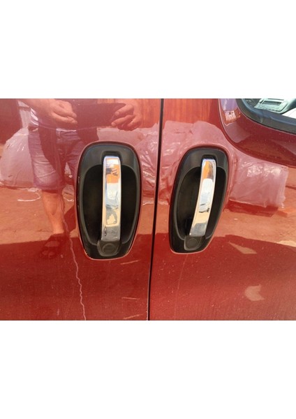 Citroen Nemo Kapı Kolu Krom 4 Kapı 4 Parça P.çelik 2008 ve Üzeri