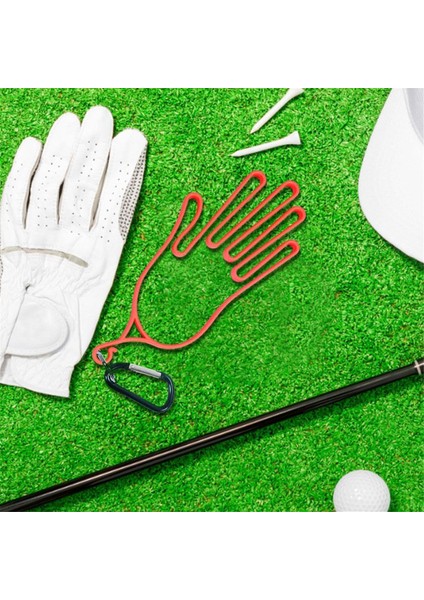 Erkek ve Kadın Golfçüler Için Eldivenlerin Kurumasını Kolaylaştıran Beyaz Eldiven Destek Rafı (Yurt Dışından)