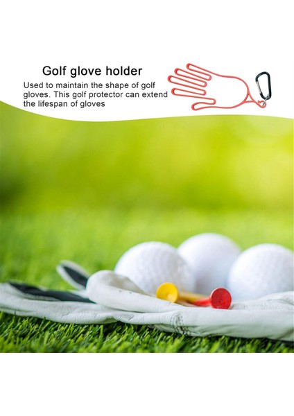 Erkek ve Kadın Golfçüler Için Eldivenlerin Kurumasını Kolaylaştıran Beyaz Eldiven Destek Rafı (Yurt Dışından)