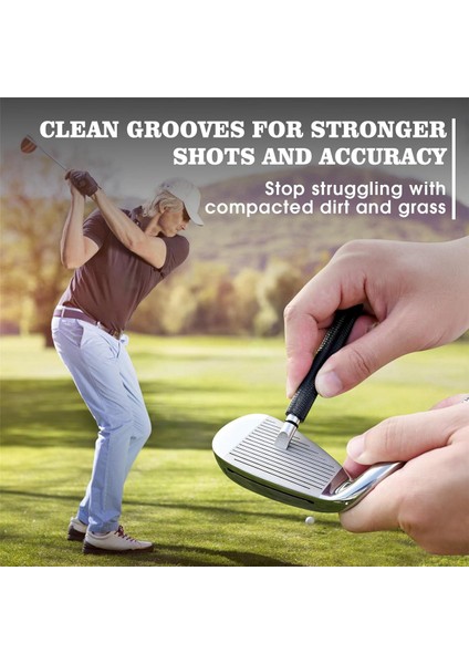 Golf Kulübü Temizleyici Seti Golf Kulübü Fırçası Golf Oluk Kalemtıraş Golf Kulübü Temizleme Aracı Golf Su Fırçası (Yurt Dışından)