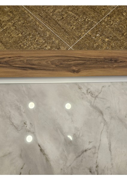 Parke Eşik Çıtası Kendinden Silikonlu Yapışkanlı Alüminyum Profil 90 Cm/3 Adet. modelleri