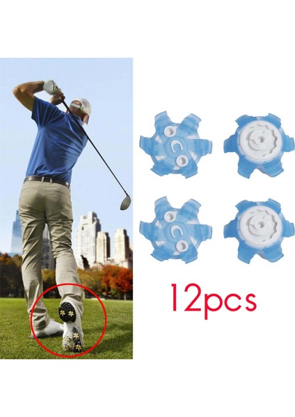 12 Adet Golf Ayakkabısı Çivisi Dayanıklı Golf Ayakkabısı Yedekleri Tpu Kadınlar Erkekler Için Kolay Kurulum Golf Çivisi (Yurt Dışından)