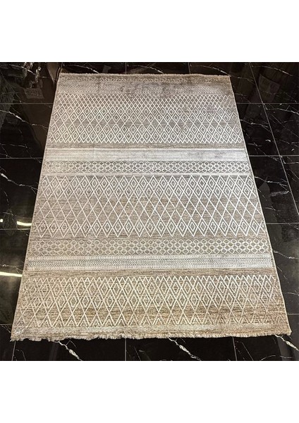 Exclusive Aura 8499 Silver Blue Özel Salon Halısı