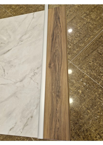 Parke Eşik Çıtası Kendinden Silikonlu Yapışkanlı Alüminyum Profil 90 Cm/3 Adet. indirimleri
