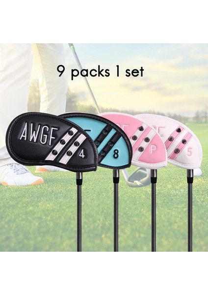 9 Adet/takım Golf Demir Başörtüsü 4-9 Psa Kulübü Golf Sopası Kılıfı Numarası Durumda Spor Golf Eğitim Ekipmanları Pembe (Yurt Dışından) fiyatları