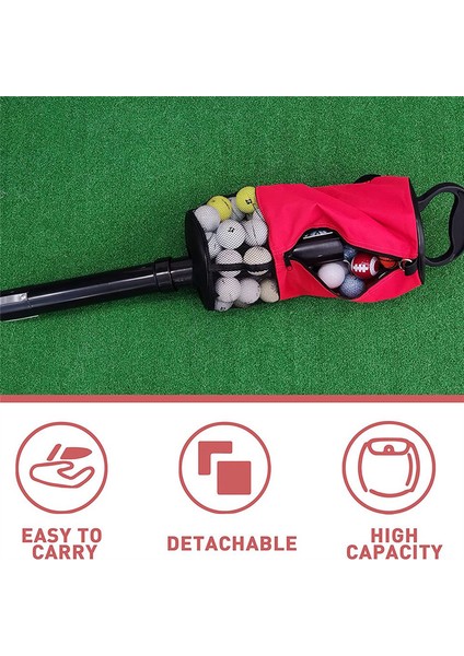 Golf Topları Için 1 Adet Çanta Golf Topu Toplayıcı, Çıkarılabilir Toplayıcı ve Taşınabilir Cep Depolama Toplayıcı (70 Top Tutar) (Yurt Dışından) fırsatları