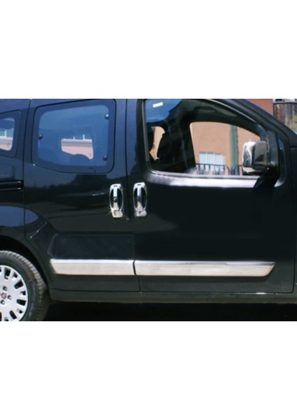 Citroen Nemo Krom Yan Kapı Çıtası 4 Parça P.çelik 2008 ve Üzeri Uyumlu
