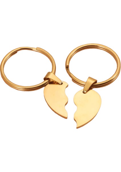 10 Çift Çok Kırık Kalp Kolye Anahtar Zincirleri Kadınlar Için Çift Sokak Tarzı Moda Takı Çanta Kolye Hediye (Yurt Dışından)